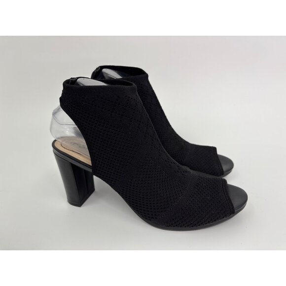 LifeStride Alita Slingback Heel Fabric Stretch Peep Toe 9.5 Wide - Picture 4 of 7